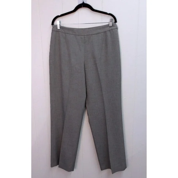 Jones Wear Gray Dress Pants Career Business Casual‎ Trousers - Picture 3 of 6